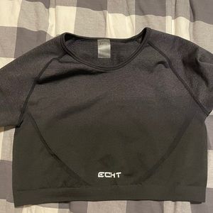 Black ECHT Crop Top